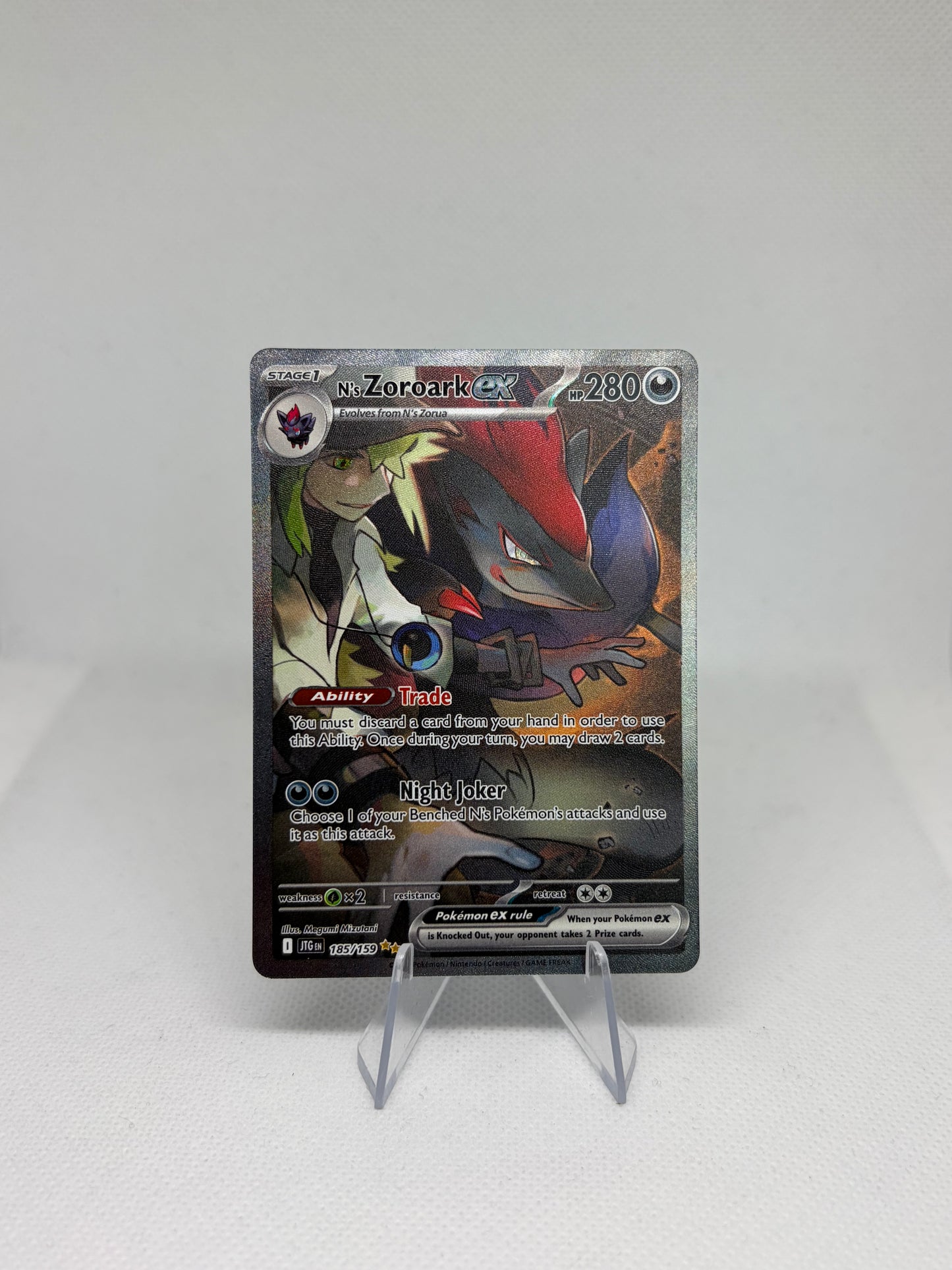 N's Zoroark ex Journey Together Special Illustration Rare