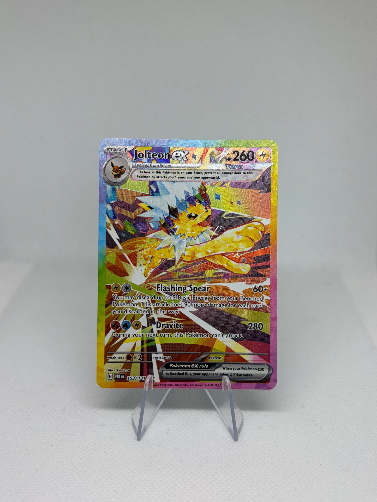 Jolteon ex Prismatic Evolutions Special Illustration Rare