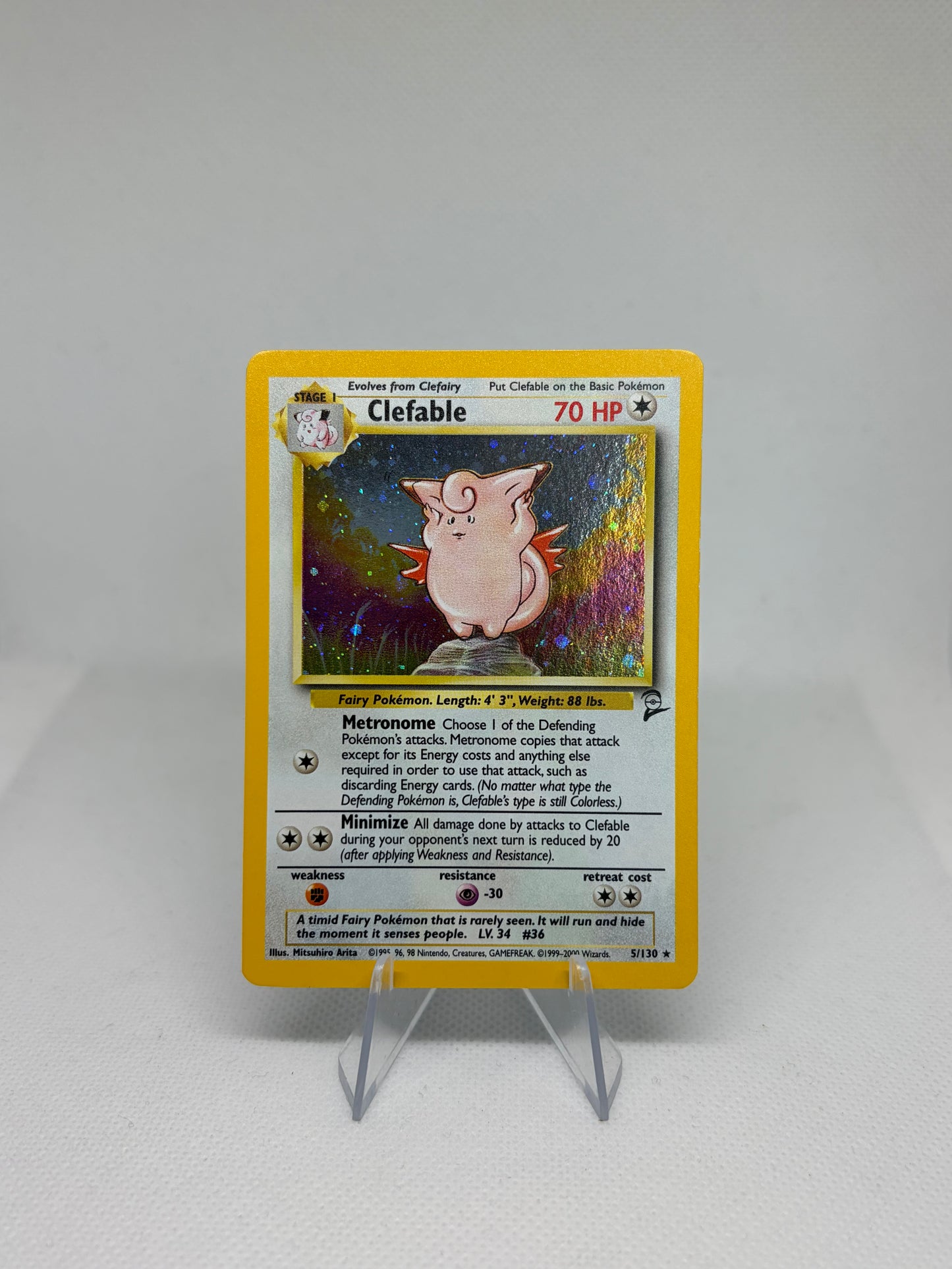 Clefable Base Set 2 Holo Rare