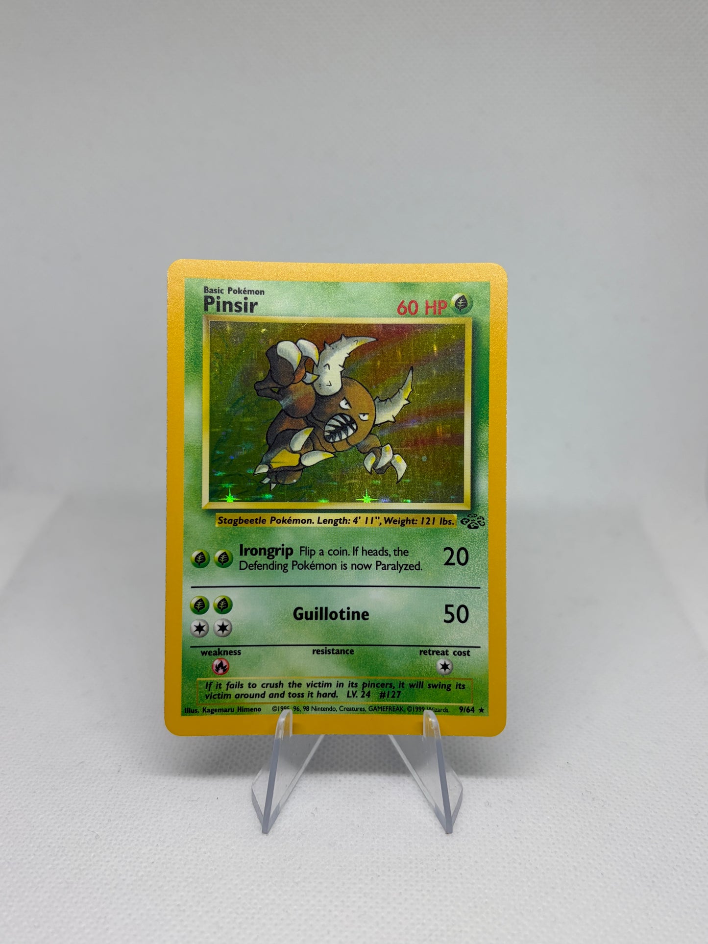 Pinsir Jungle Holo Rare Unlimited Holofoil
