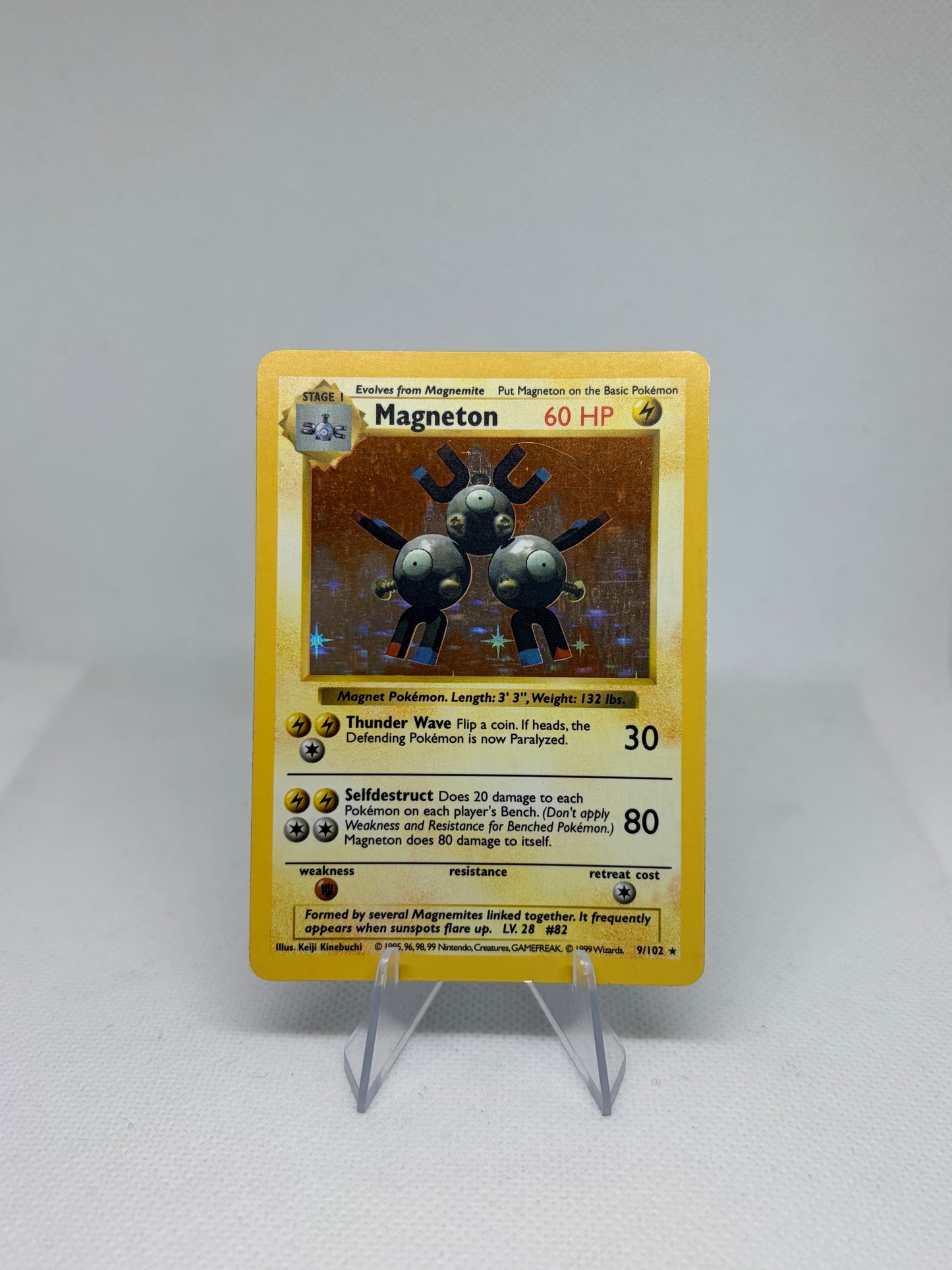 Magneton Base Set (1st Edition & Shadowless) Shadowless Holofoil