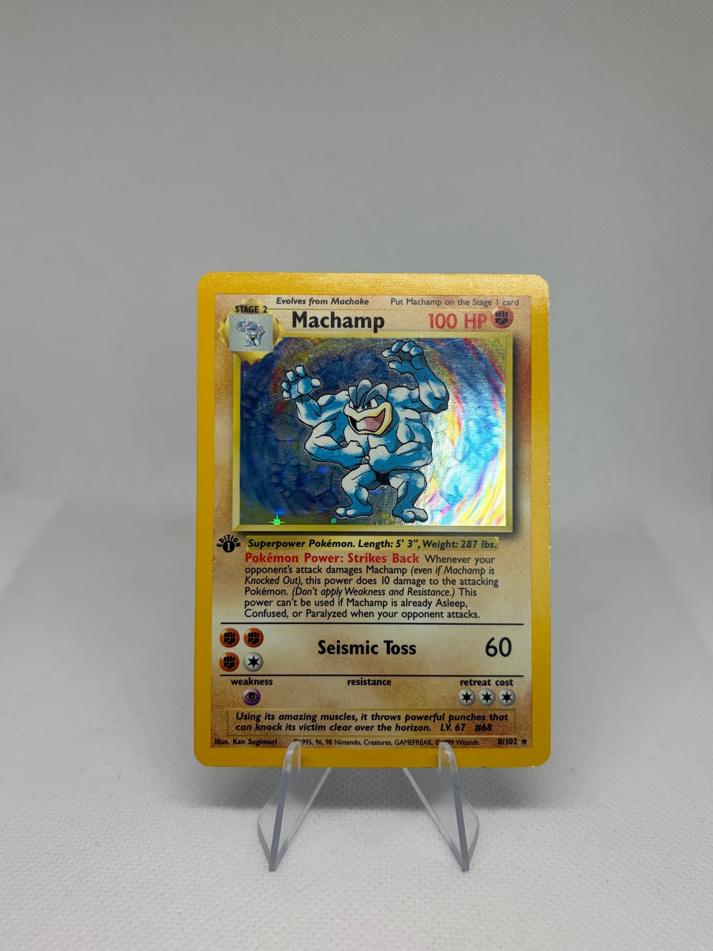 Machamp Deck Exclusives Holo Rare 1st Edition Holofoil