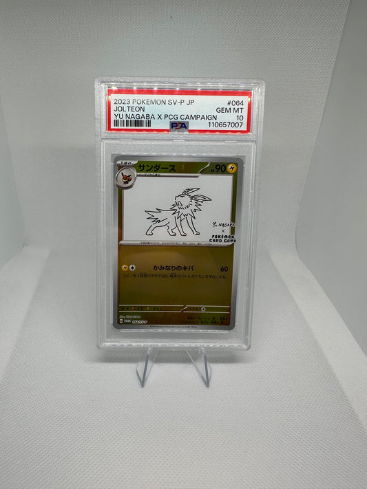 Jolteon Yu Nagaba Promo PSA 10