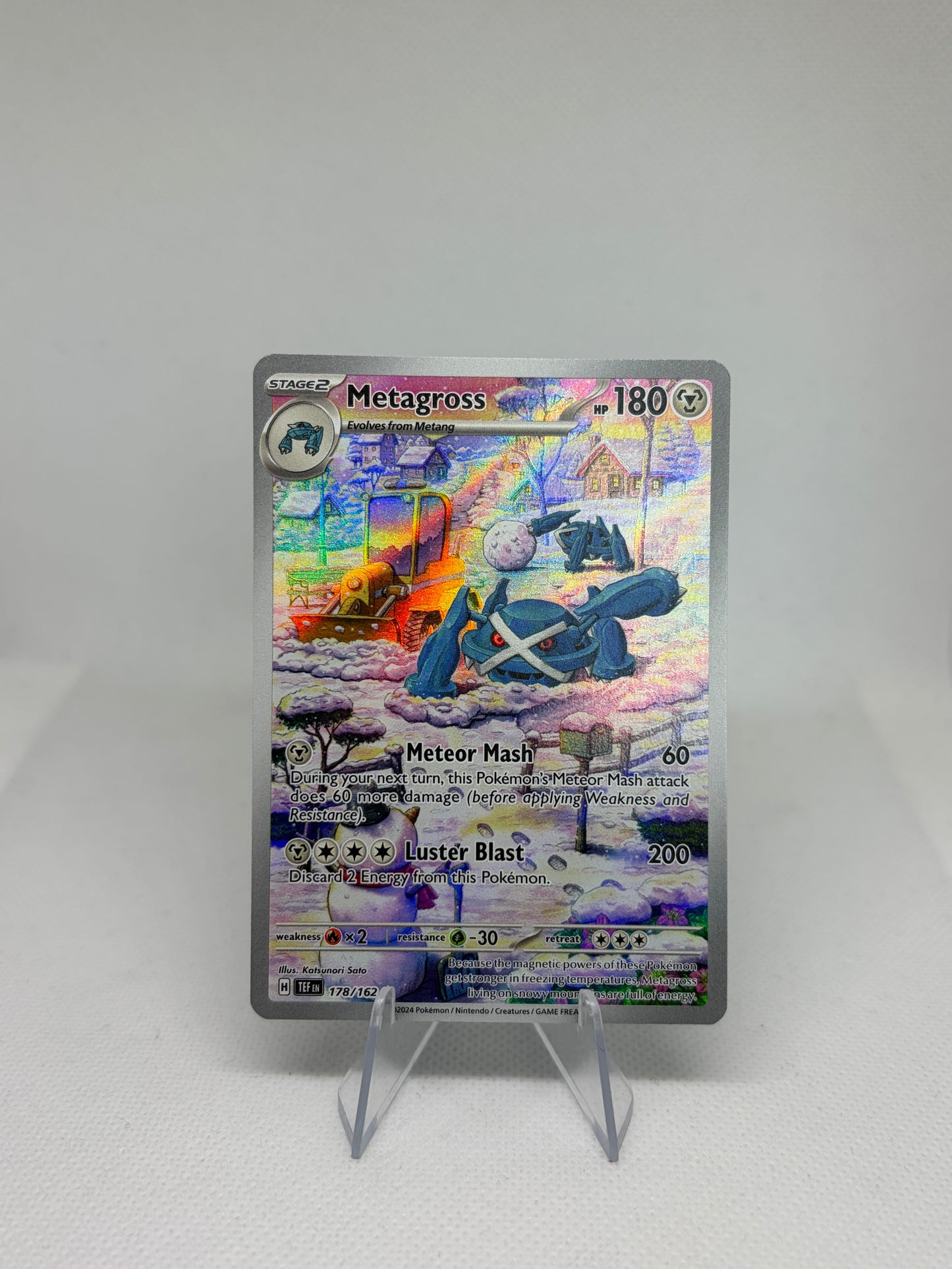 Metagross Temporal Forces Illustration Rare