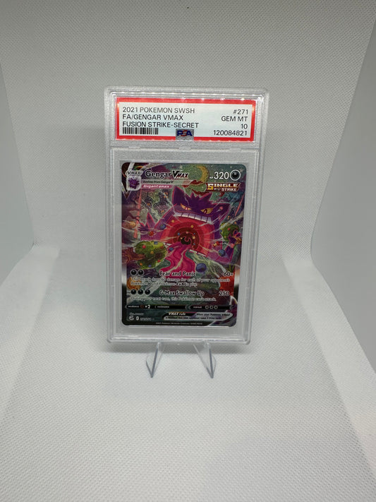 Gengar VMAX Alternate Art Fusion Strike PSA 10