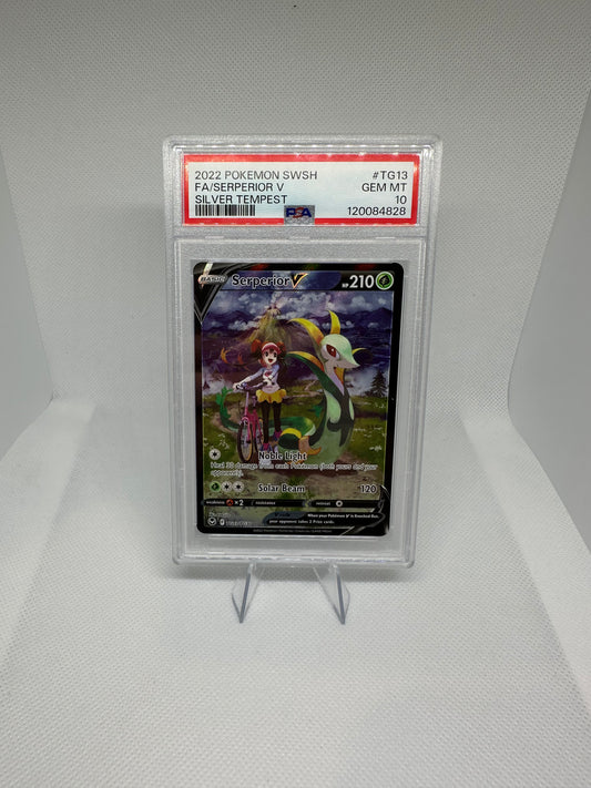 Serperior v Silver Tempest Trainer Gallery PSA 10