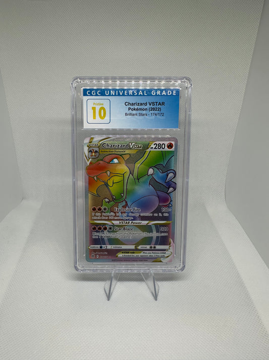 Charizard VSTAR Brilliant Stars CGC Pristine 10