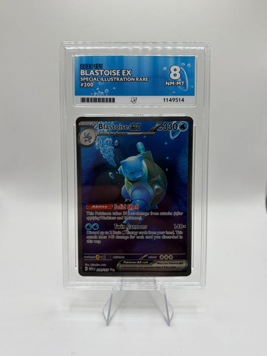 Blastoise ex SV: 151 Special Illustration Rare ACE 8