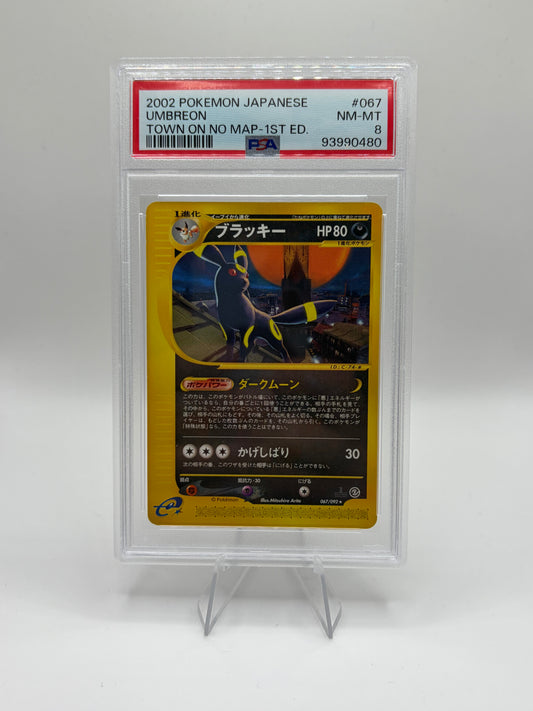 Umbreon (JP) Town on No Map Rare PSA 8