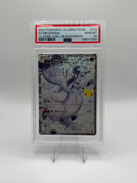Reshiram Celebrations: Classic Collection PSA 10