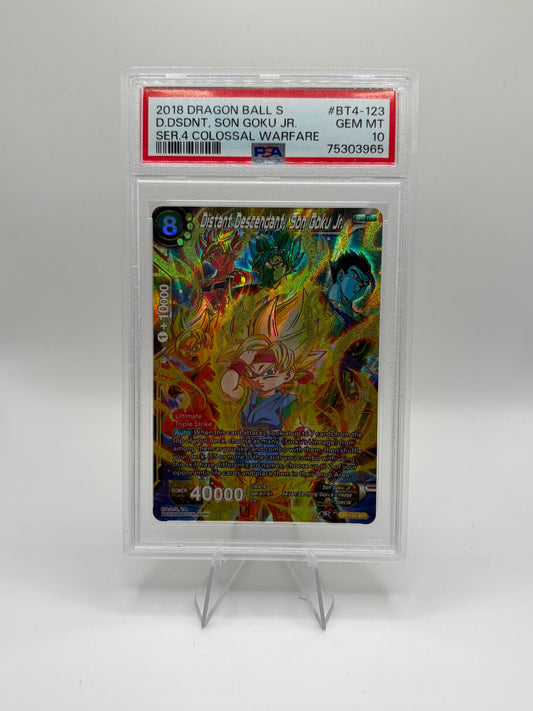 Distant Descendant, Son Goku Jr. Colossal Warfare Secret Rare PSA 10