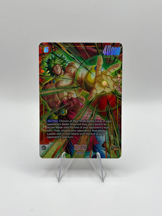 Broly - FB08-122 (Alternate Art) Saiyan's Pride Secret Rare