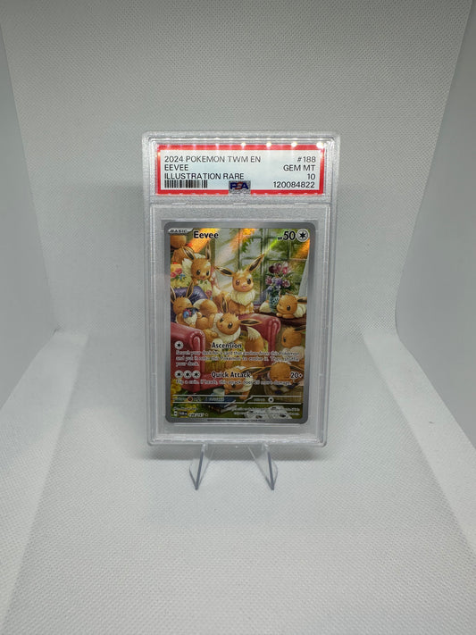 Eevee Twlight Masquerade Illustration Rare PSA 10