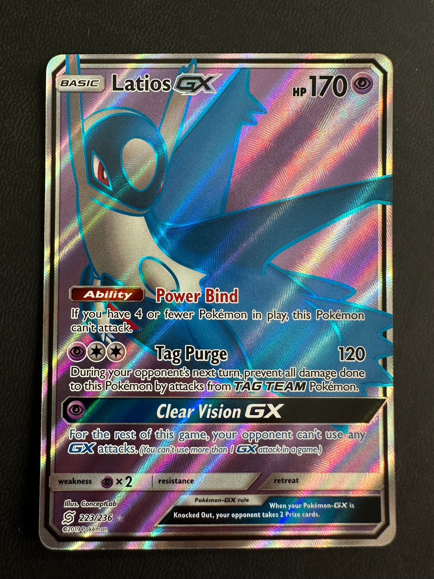 Latias GX Unified Minds FULL ART