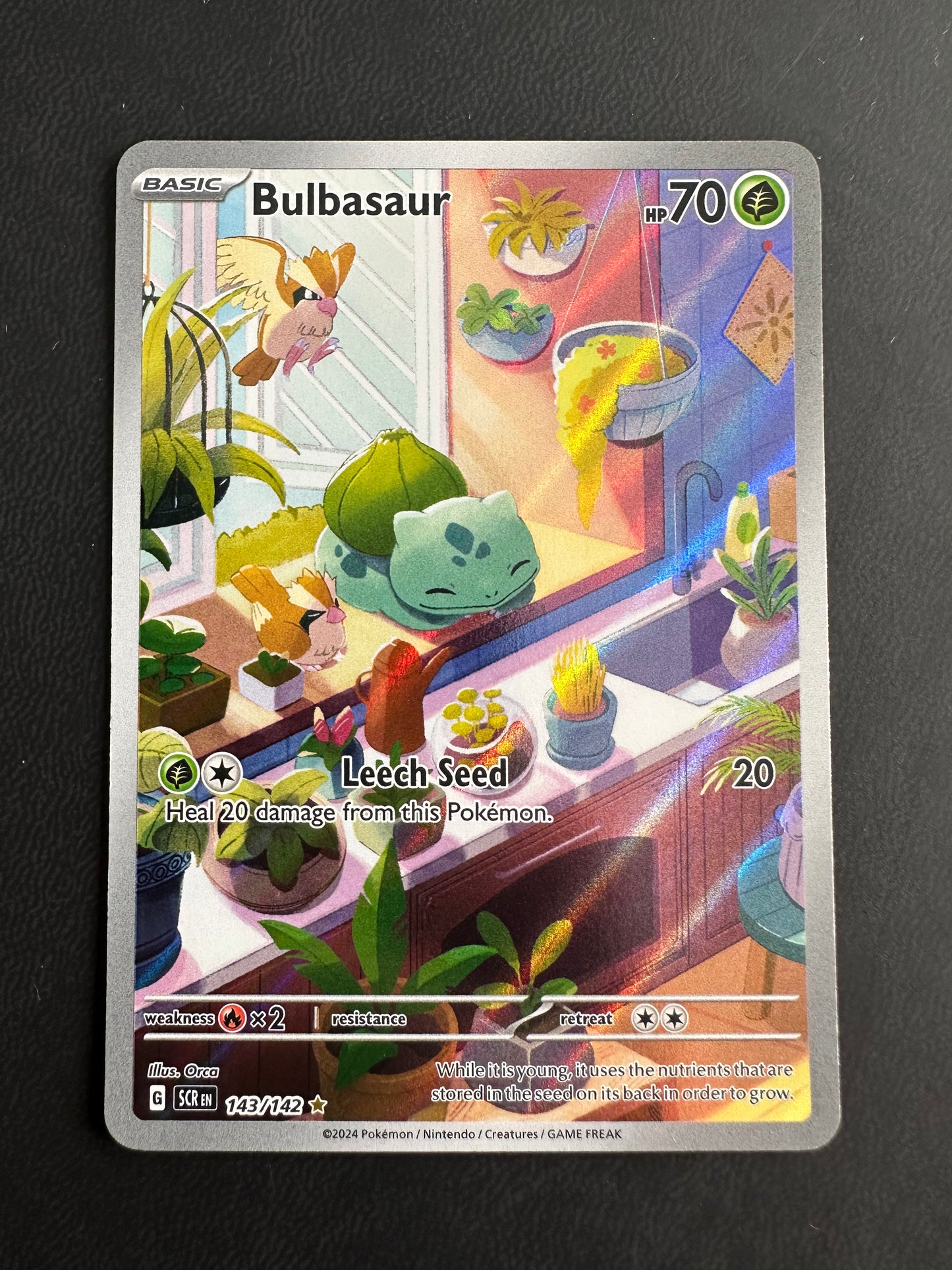 Bulbasaur Stella Crown Illustration Rare