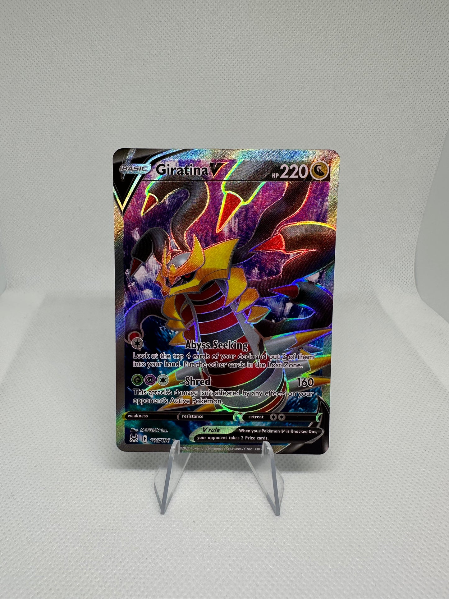 Giratina V Full Art Lost Origin