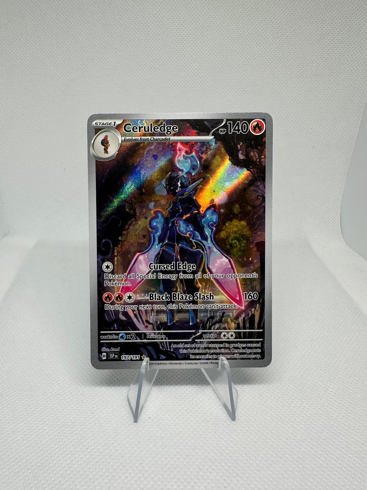 Ceruledge Surging Sparks Illustration Rare