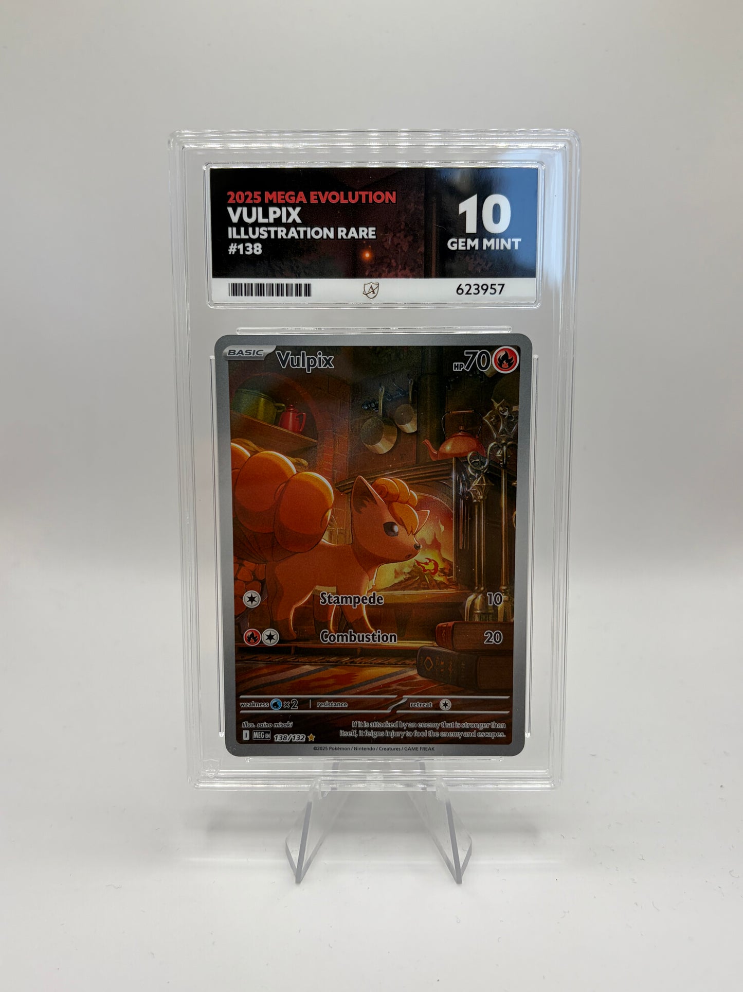 Vulpix Mega Evolution Illustration Rare ACE 10