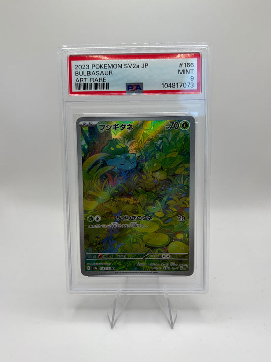 Bulbasaur (JP) Pokemon 151 Art Rare PSA 9