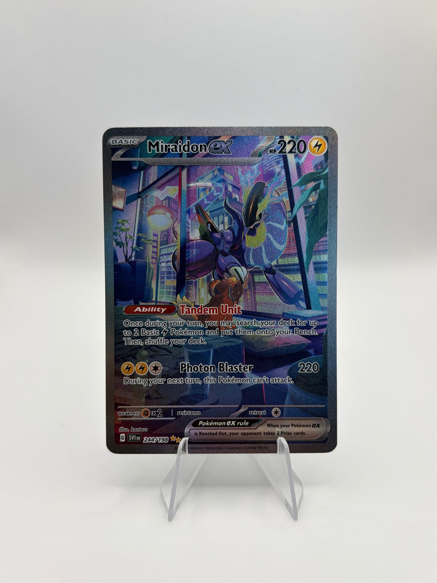 Miraidon ex Scarlet & Violet Base Set Special Illustration Rare