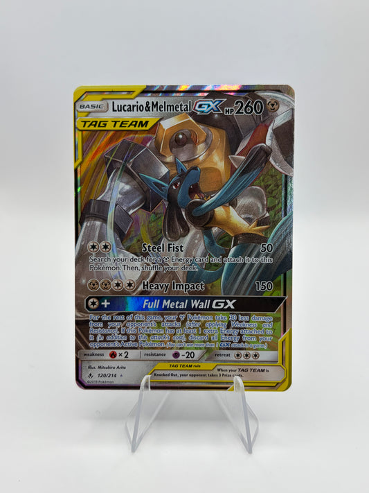 Lucario & Melmetal GX Unbroken Bonds Ultra Rare