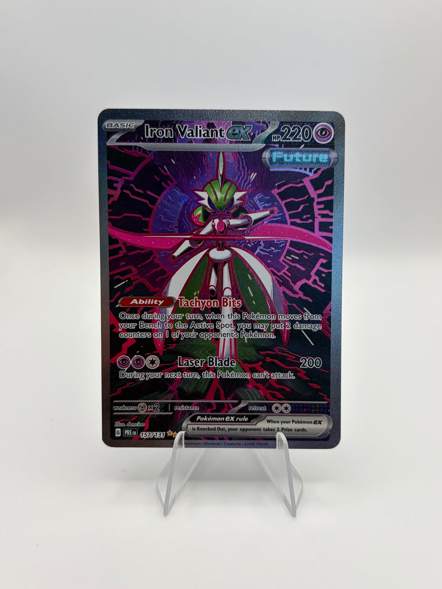Iron Valiant ex Prismatic Evolutions Special Illustration Rare
