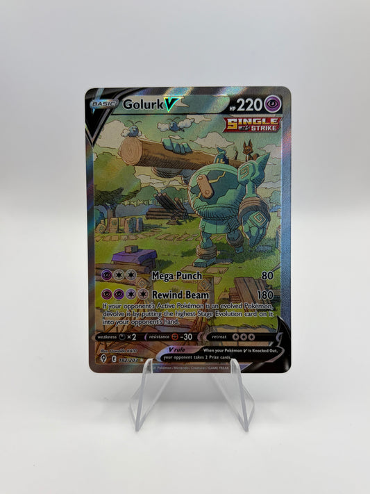 Golurk V (Alternate Full Art) Evolving Skies Ultra Rare