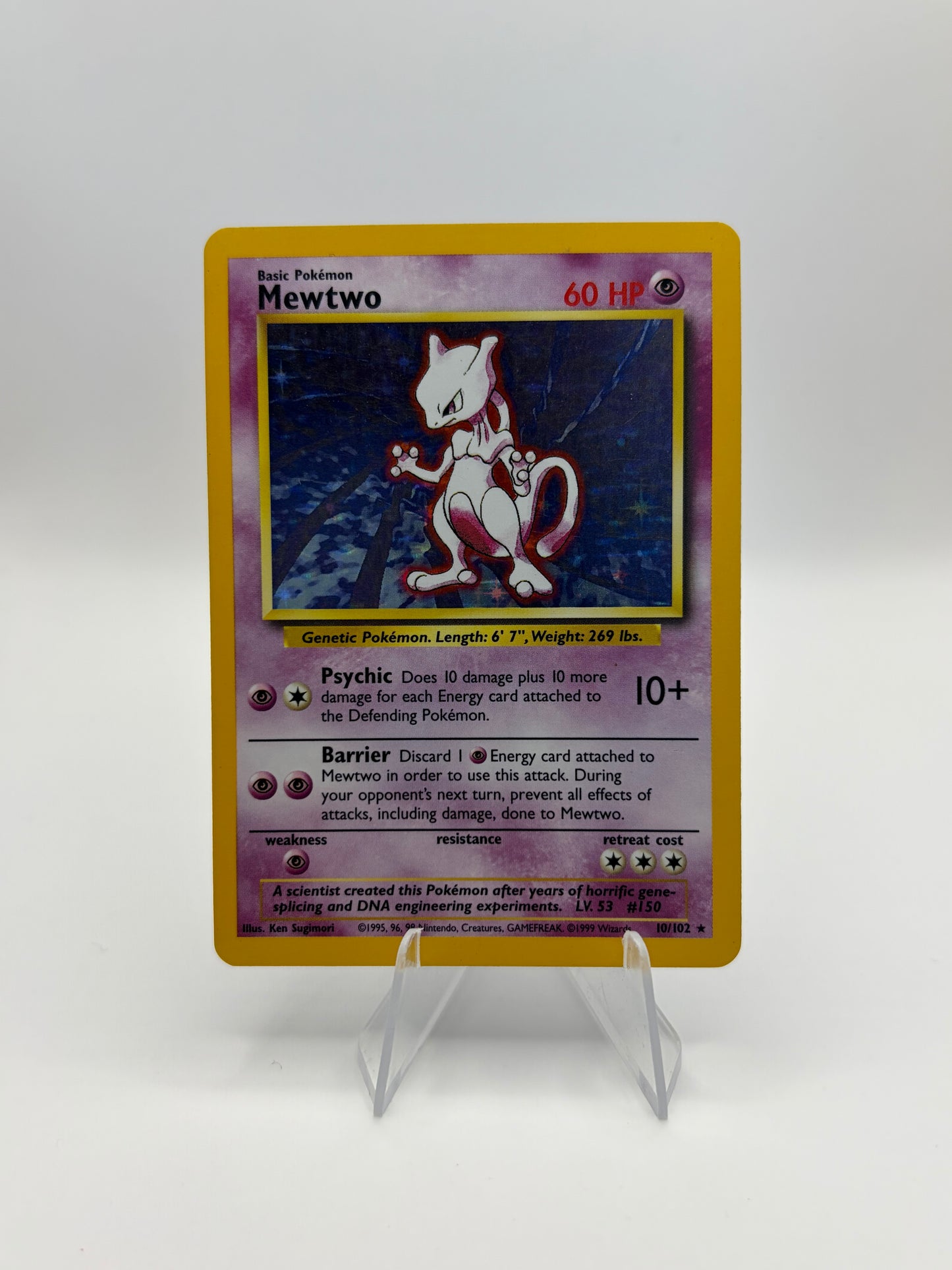Mewtwo Base Set (Unlimited) Holo Rare