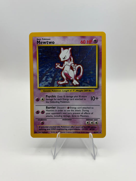 Mewtwo Base Set (Unlimited) Holo Rare