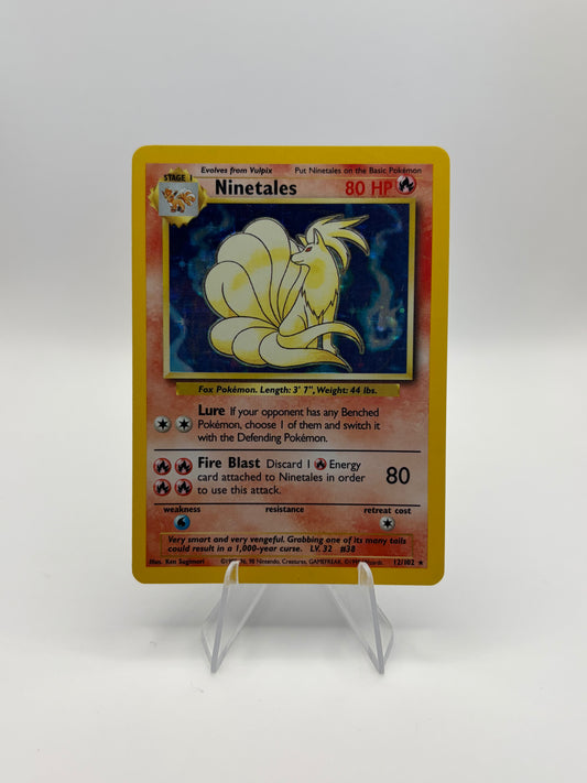Ninetales Base Set (Unlimited) Holo Rare