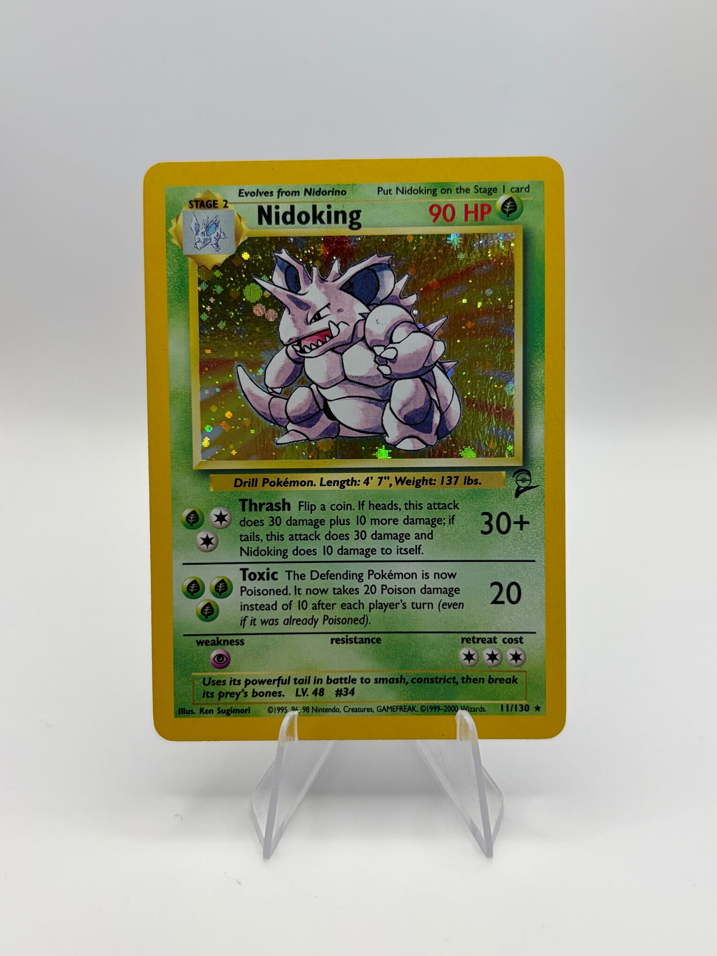Nidoking Base Set 2 Holo Rare