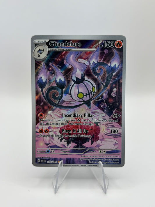 Chandelure White Flare Illustration Rare