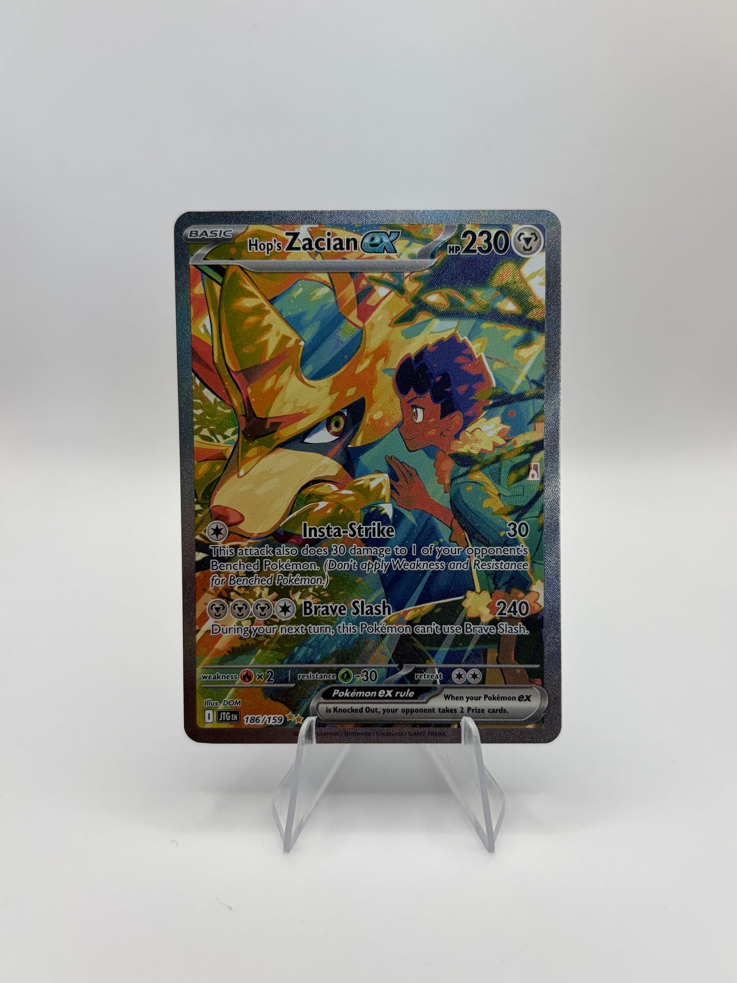 Hop's Zacian ex Journey Together Special Illustration Rare