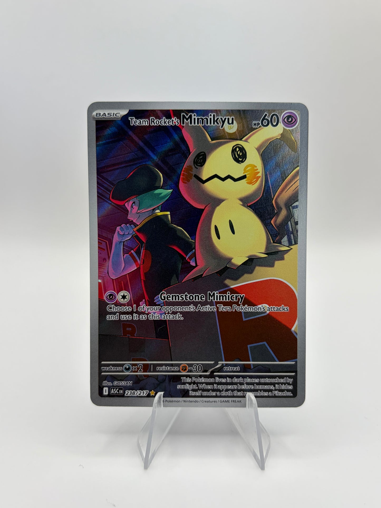 Team Rocket's Mimikyu Ascended Heroes Illustration Rare
