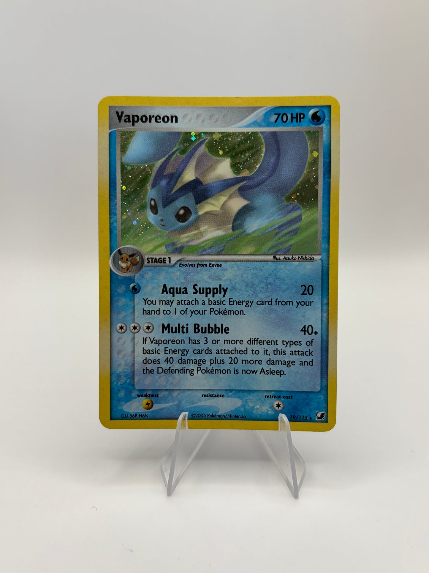 Vaporeon EX Unseen Forces Holo Rare