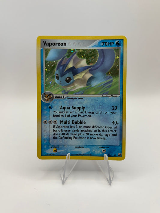 Vaporeon EX Unseen Forces Holo Rare