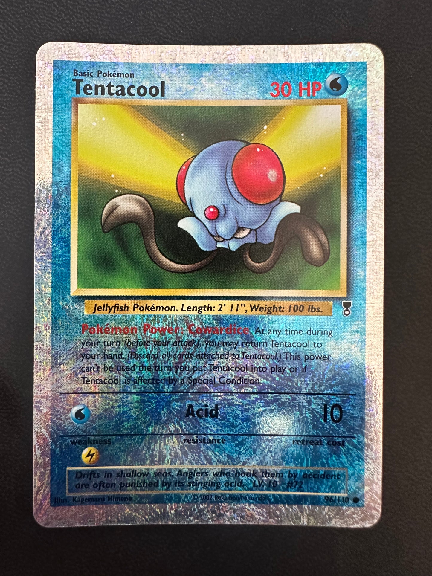 Tentacool Legendary Collection Reverse Holo Rare