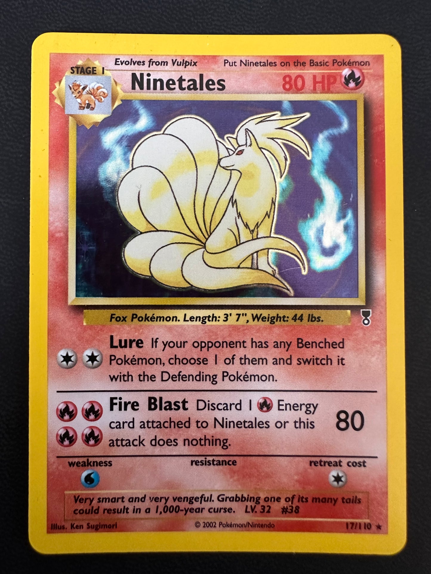 Ninetales Legendary Collection Holo Rare