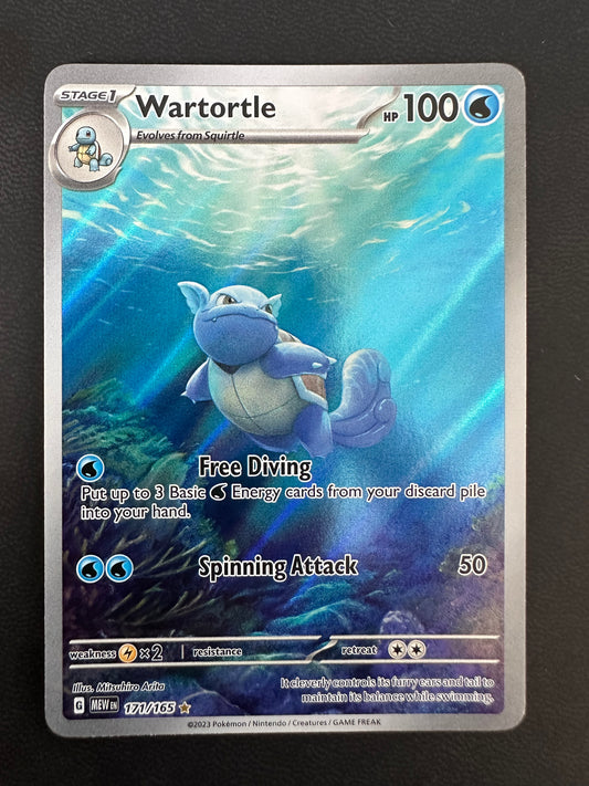 Wartortle Pokemon 151 Illustration Rare