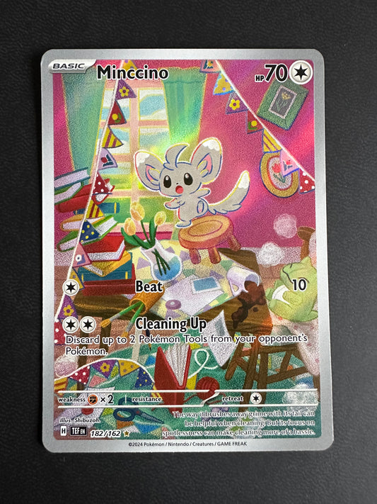 Minccino Temporal Forces Illustration Rare