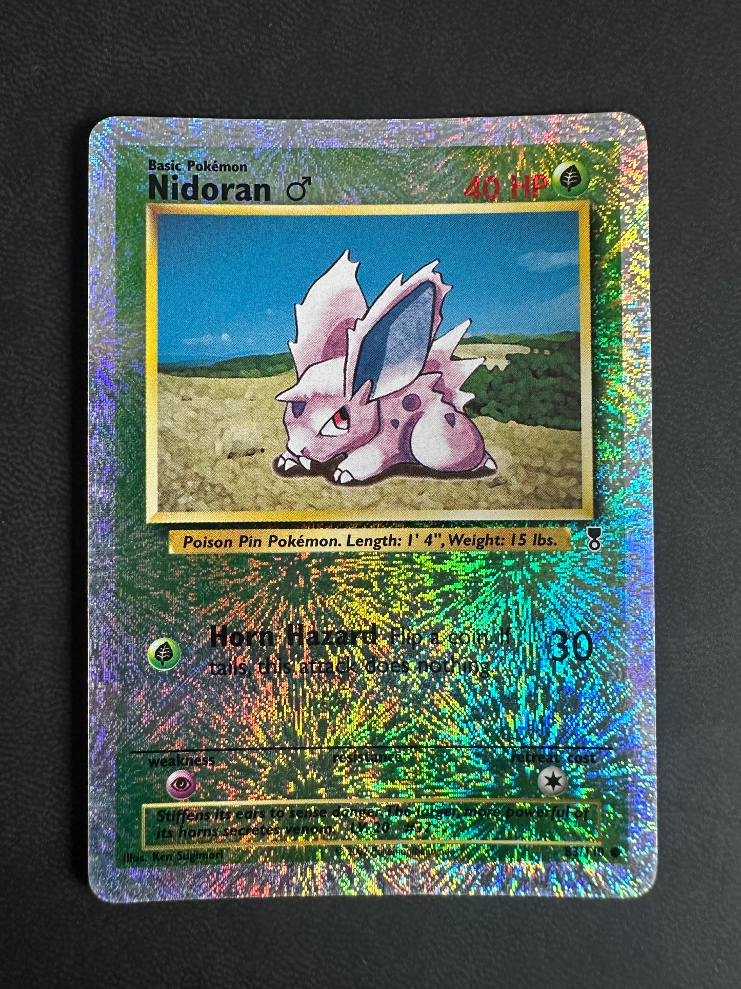 Nidoran M Legendary Collection Reverse Holo Rare