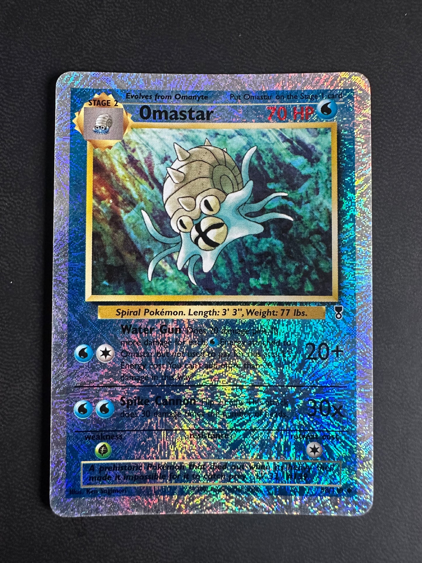 Omastar Legendary Collection Reverse Holo Rare