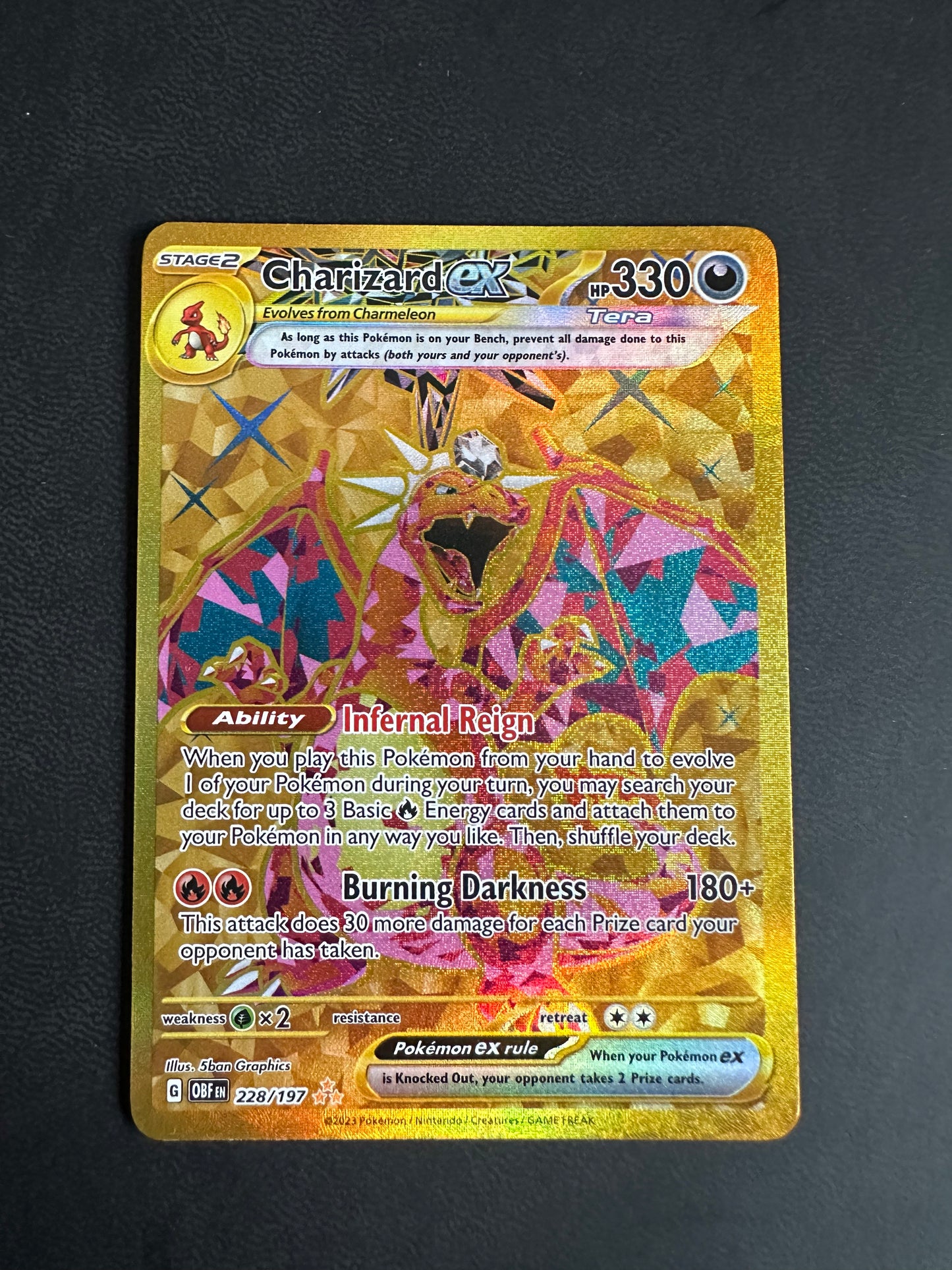 Charizard Obsidian Flames Hyper Rare