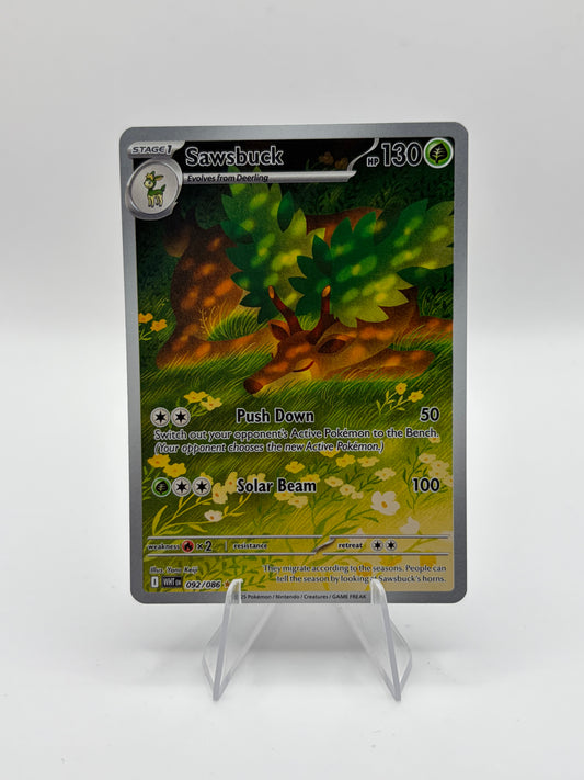 Sawsbuck White Flare Illustration Rare