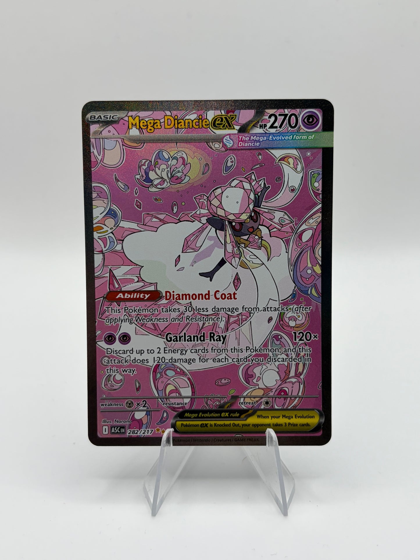 Mega Diancie ex Ascended Heroes Special Illustration Rare