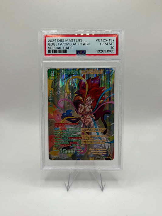 SS4 Gogeta VS Omega Shenron (SPR) PSA 10