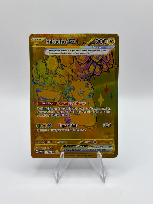Pikachu ex Prismatic Evolutions Hyper Rare