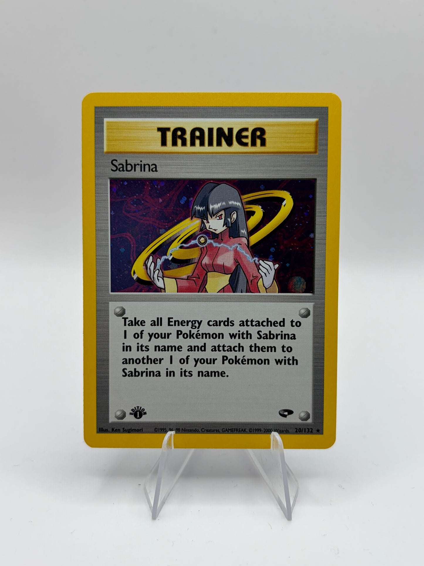 Sabrina (20) Gym Challenge Holo Rare 1st Edition Holofoil