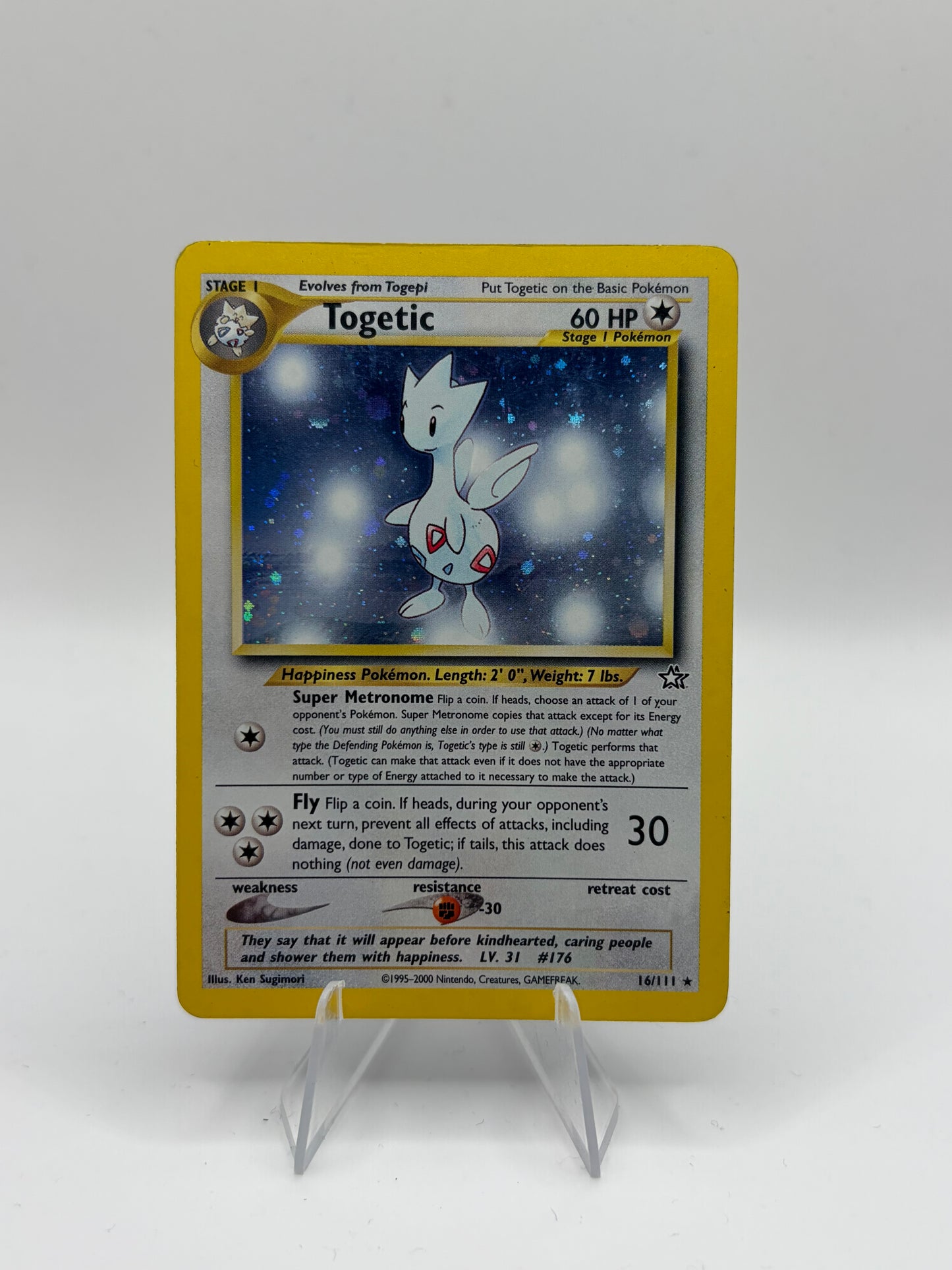 Togetic Neo Genesis Holo Rare • 16 Unlimited Holofoil