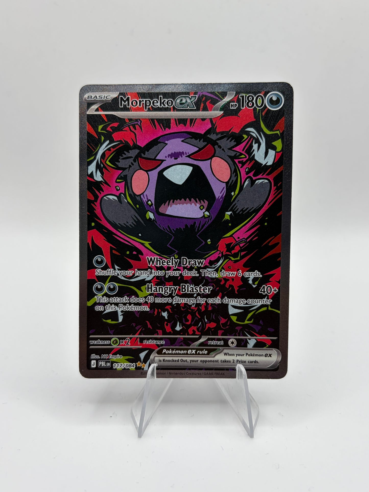 Morpeko ex Pitch Black Special Illustration Rare